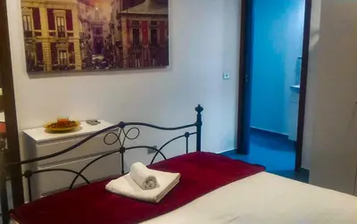 Letto o letti in una camera di Luxury Catania
