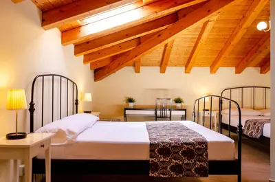 Letto o letti in una camera di B&B Prima Classe