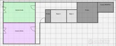 Planimetria di Nonno Francesco rooms