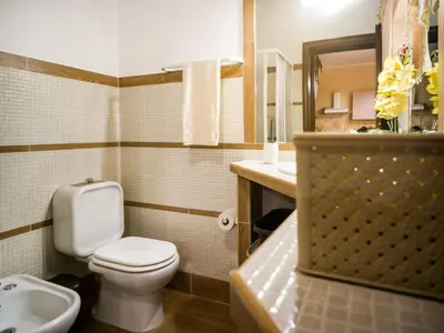 Bagno di Holiday Home Luppinedda by Interhome