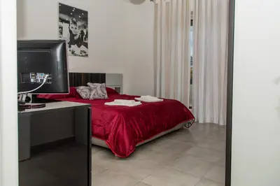 Letto o letti in una camera di Etna Catania Center