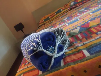 Letto o letti in una camera di Nuccio's house