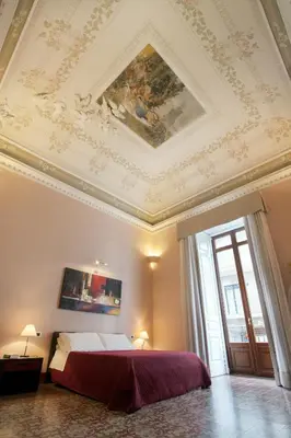 Letto o letti in una camera di Antiche Volte