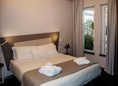 Letto o letti in una camera di Ciclope Resort