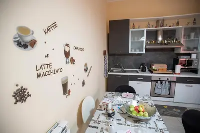 Cucina o angolo cottura di B&B LAVIKA PEDARA