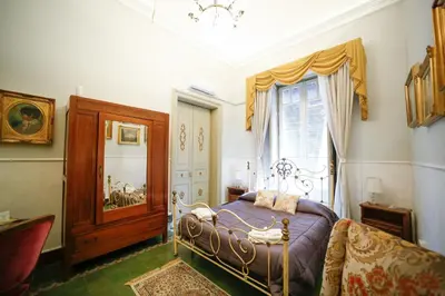 Letto o letti in una camera di La casa di Marcello