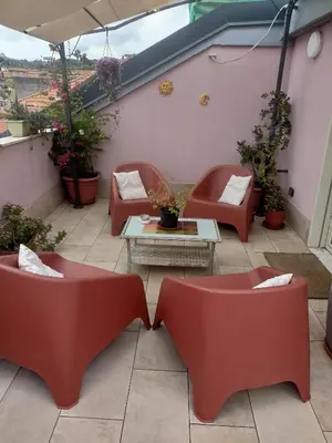 Area soggiorno di La Petite Maison