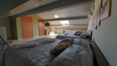 Letto o letti in una camera di B&B Alle Falde Dell'Etna