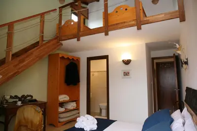 Letto o letti in una camera di Route 114