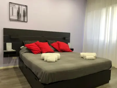 Letto o letti in una camera di Ade Home