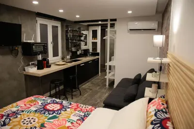 Cucina o angolo cottura di city loft