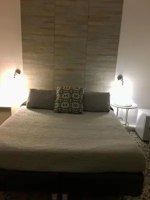 Letto o letti in una camera di Casagioieni