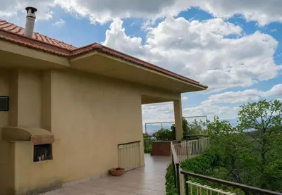 Balcone o terrazza di Le Vigne - Villa overlooking Etna