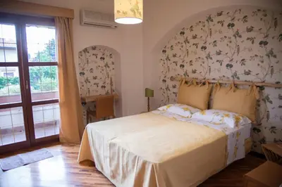 Letto o letti in una camera di Boutique Villa Etna d'A'mare