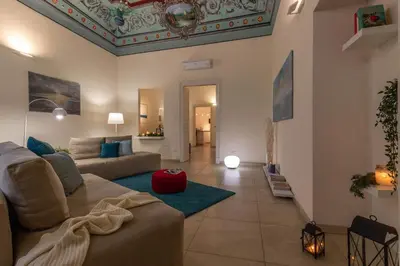 Area soggiorno di Dama Sicilian Luxury Home & SPA