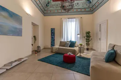 Area soggiorno di Dama Sicilian Luxury Home & SPA