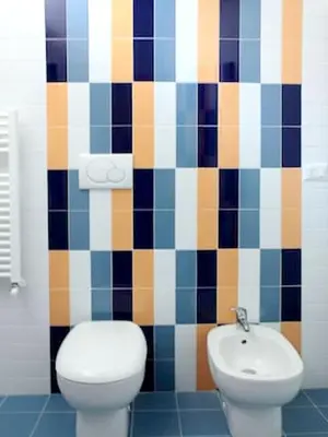 Bagno di Welcoming apartment in Nicolosi with included parking
