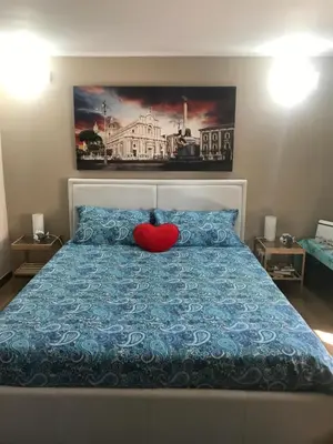 Letto o letti in una camera di Viky House