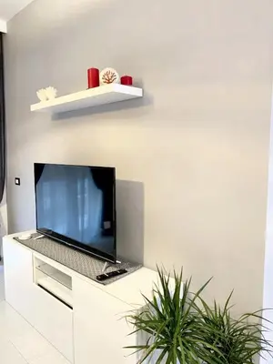 TV o dispositivi per l'intrattenimento presso Charming Apartment in Catania with Balcony and City View