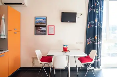 TV o dispositivi per l'intrattenimento presso Cozy studio in Nicolosi, 30 m² with included parking