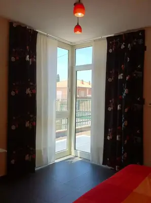 Letto o letti in una camera di Cozy studio in Nicolosi, 30 m² with included parking