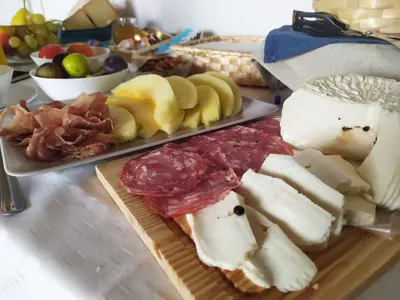 Cibo presso il bed & breakfast o nelle vicinanze