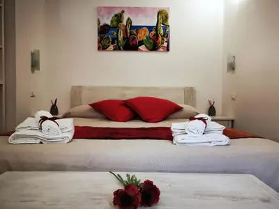 Letto o letti in una camera di Etesia Vacation Home