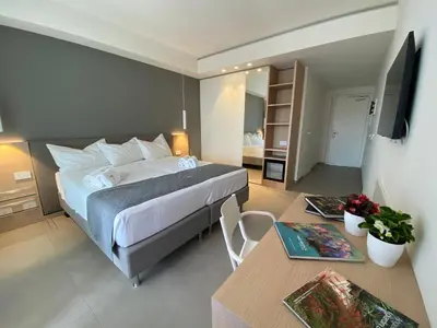 Letto o letti in una camera di Sicilia's Art Hotel & Spa