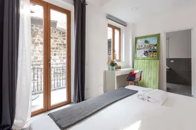 Letto o letti in una camera di La casa di Nonna Maria