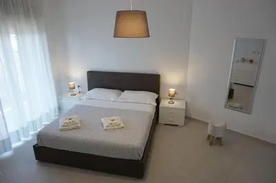Letto o letti in una camera di Casa Gisé