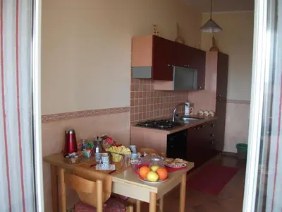 Cucina o angolo cottura di B&B Terra Niura