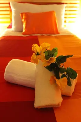 Letto o letti in una camera di B&B Scirocco D'Africa