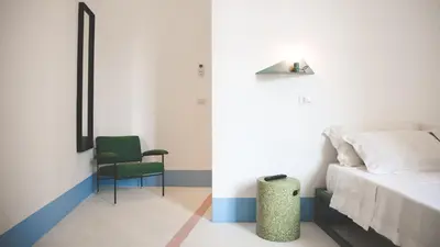 Letto o letti in una camera di Casa Torrisi V