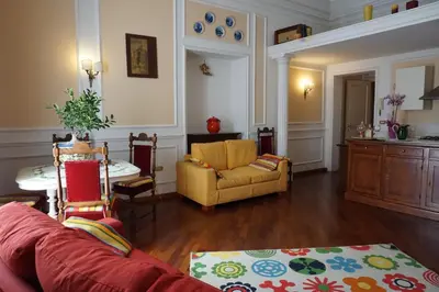 Area soggiorno di Elegante appartamento centro storico