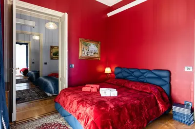 Letto o letti in una camera di Raciti Palace
