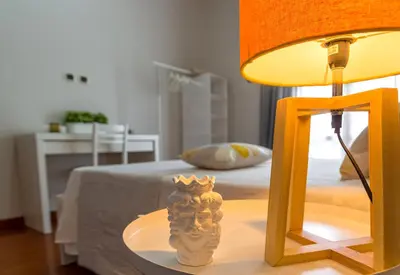 Letto o letti in una camera di Lillà - Home and Garden