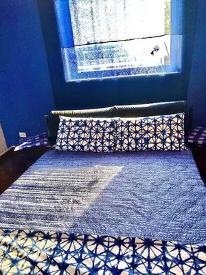 Letto o letti in una camera di Casa rotolo