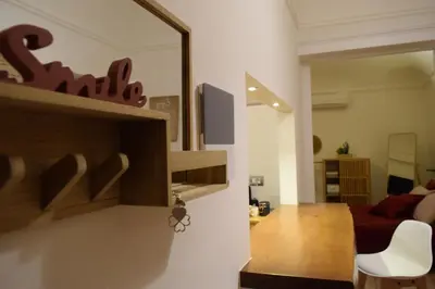 TV o dispositivi per l'intrattenimento presso Le Moresche Apartment