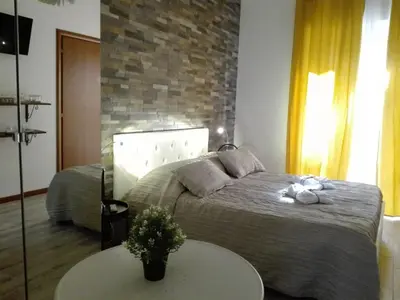 Letto o letti in una camera di Le tre meraviglie a 200 m dal mare