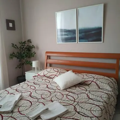 Letto o letti in una camera di I capricci dell'etna 4 di Puglisi