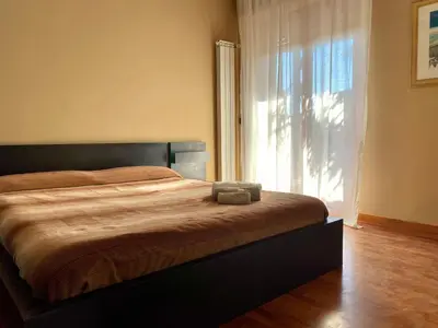 Letto o letti in una camera di Casa Eden