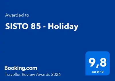 Certificato, attestato, insegna o altro documento esposto da SISTO 85 - Holiday