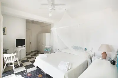 Letto o letti in una camera di villa stella del mare