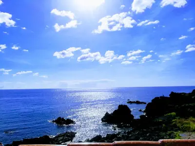 Paesaggio naturale nelle vicinanze della villa