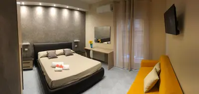 Letto o letti in una camera di Apartments 