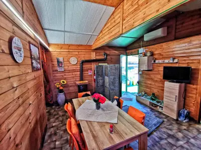 Cucina o angolo cottura di CHALET IL GELSOMINO DELL'ETNA