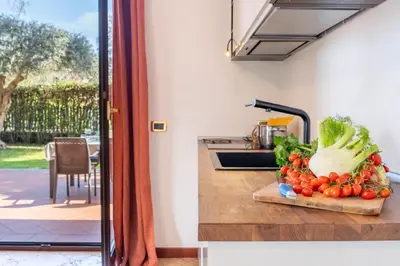 Cucina o angolo cottura di Etna, mare e verde