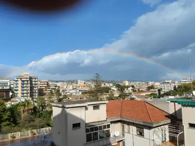 Vista generica su Catania o vista sulla città dall'interno del bed & breakfast