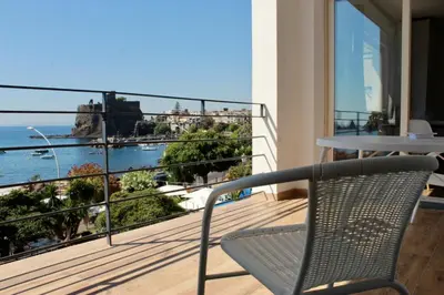 Balcone o terrazza di Paradiso sul mare