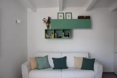 Area soggiorno di La Quintecita villa con piscina privata - vicino Catania e Etna
